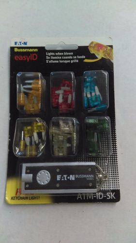 Bussmann atm-id-sk easyid fuse assortment kit - 36 pieces - led * free shipping!