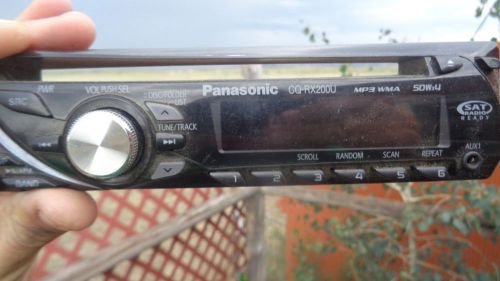 Panasonic faceplate cq-rx200u