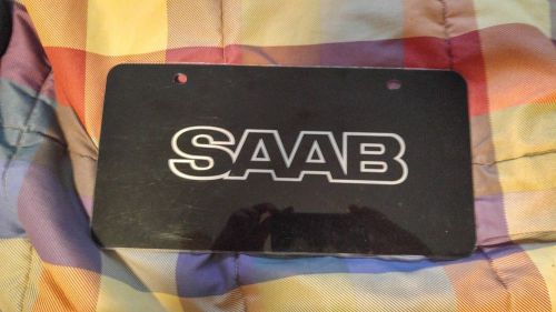 Saab vanityplate