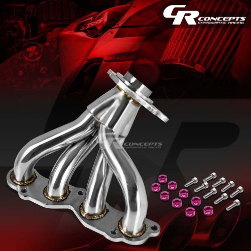 J2 for dc5 base stainless exhaust manifold race header+purple washer cup bolt
