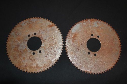 Vintage go kart, minibike nos steel 70 tooth sprockets for # 35 chain