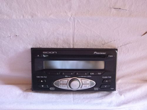 04-07 scion radio cd face plate 08600-21800 t1807 g62174