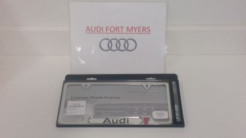 Audi license plate frame oem brand new zaw-355-016