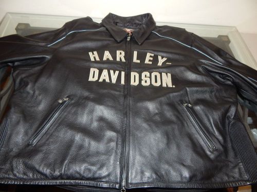 Harley davidson mens rare style leather jacket size 5xl anniversary 100 years