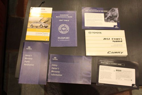 2007 toyota camry owner&#039;s manual