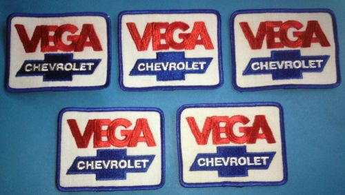 5 lot vintage 1970&#039;s chevy vega chevrolet sew on car club jacket hat patches