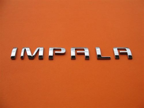 06 07 08 09 10 11 12 13 chevrolet impala rear lid chrome emblem logo badge sign
