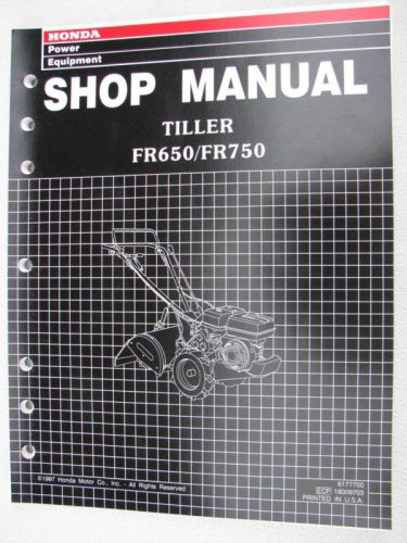 Honda shop service manual fr650 fr750 fr 650 750