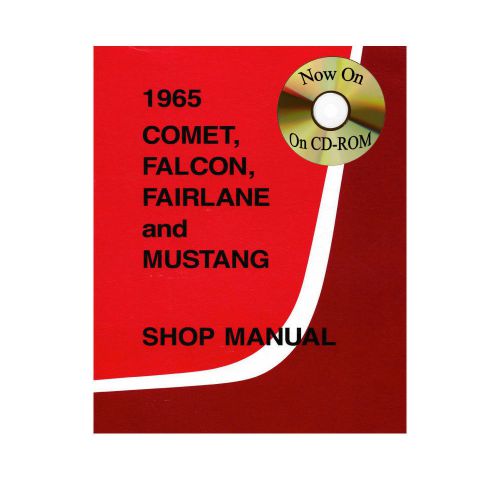 Mustang shop manual on cd 1965