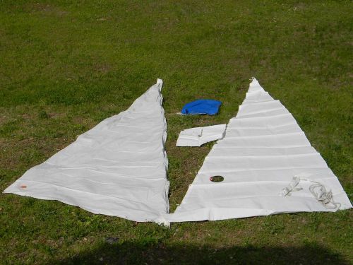 Vintage ratsey &amp; lapthorn, sailmakers, city island ny  sail with 2nd sail -unfin