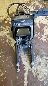 Omc king cobra transom assembly / gimbal housing - exc. cond.  100% complete