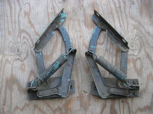 Volvo 142 hood hinges spring mechanisms working condition  matched pair  l+r