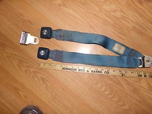 1970-71 ford seat belt buckles blue pair 19 inch