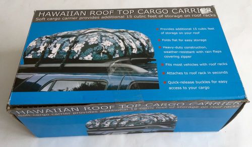 Hawaiian roof top cargo carrier - new