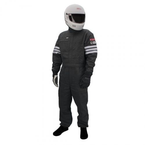 Simpson one piece, double layer sfi-5 rated nomex racing suit, red, size xl