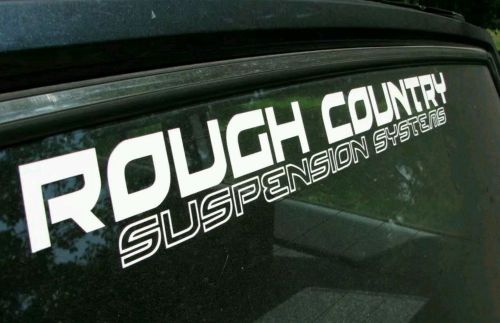 Rough country suspension systems decal
