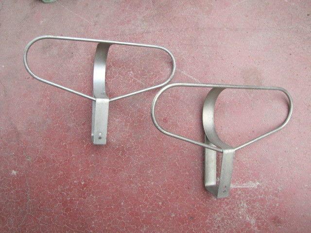 Vintage motorcycle or bicycle auto bumper carrier brackets vw volkswagen bus