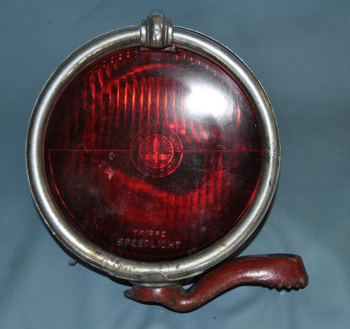 Trippe speedlight red lens with working bulb for restoration