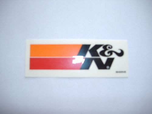 K&amp;n decal - black lettering - new