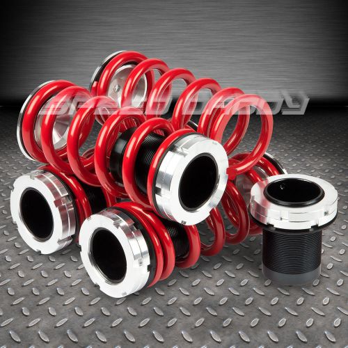 1-3" ADJUSTABLE COILOVER SUSPENSION LOWERING SPRING FOR NISSAN 240SX S13/S14 RED, image 1