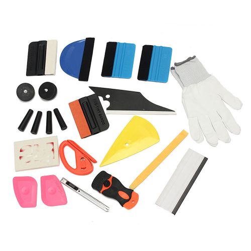 Professional auto car window tint tools kit decals wrap application squeegee