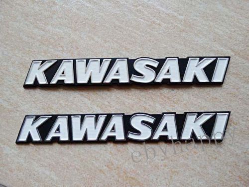 180mm metal fuel gas tank fairing emblem decal stickers for kawasaki motorcycle