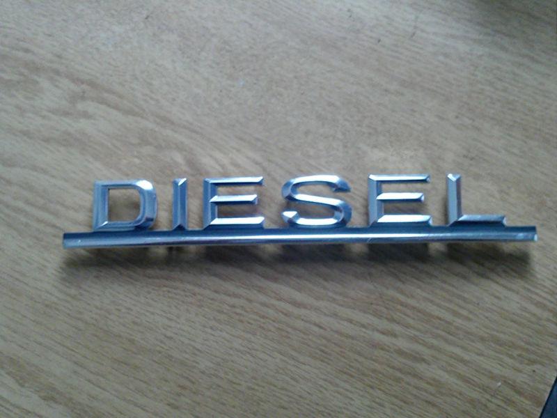 Mercedes trunk emblem (diesel)