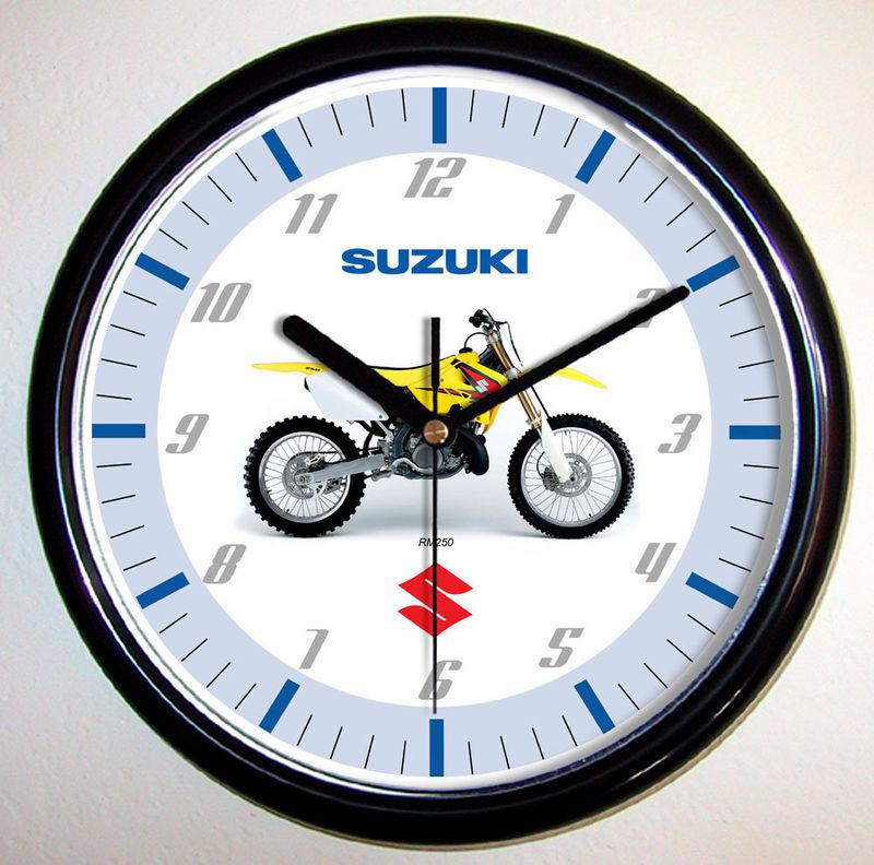 Suzuki rm250  motorcycle wall clock 2005 2004 2006 rm-250