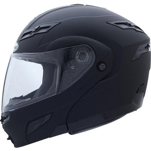 Gmax gm54s modular motorcycle helmet - flat black / xl (x-large)