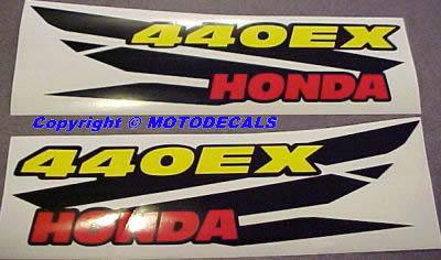 Sticker decal graphics kit for honda 440ex big bore kit exhaust 400ex 400 ex blk