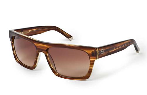 Dragon viceroy sunglasses, brown stripe frame/bronze gradient lens