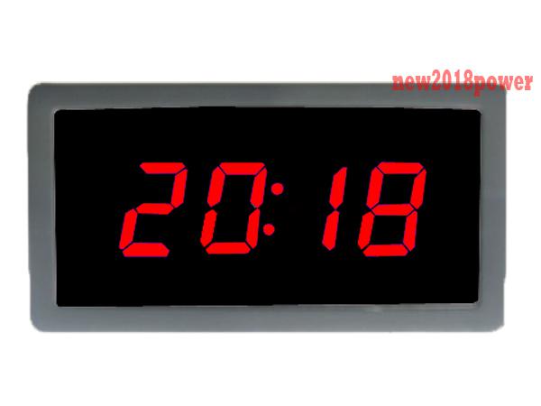 12v ~ 24v dc led red digital clock for various vehicles