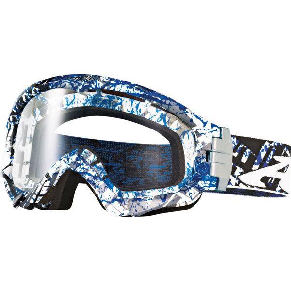 Blue/grey/black-clear arnette series 3 mx brickhouse goggles