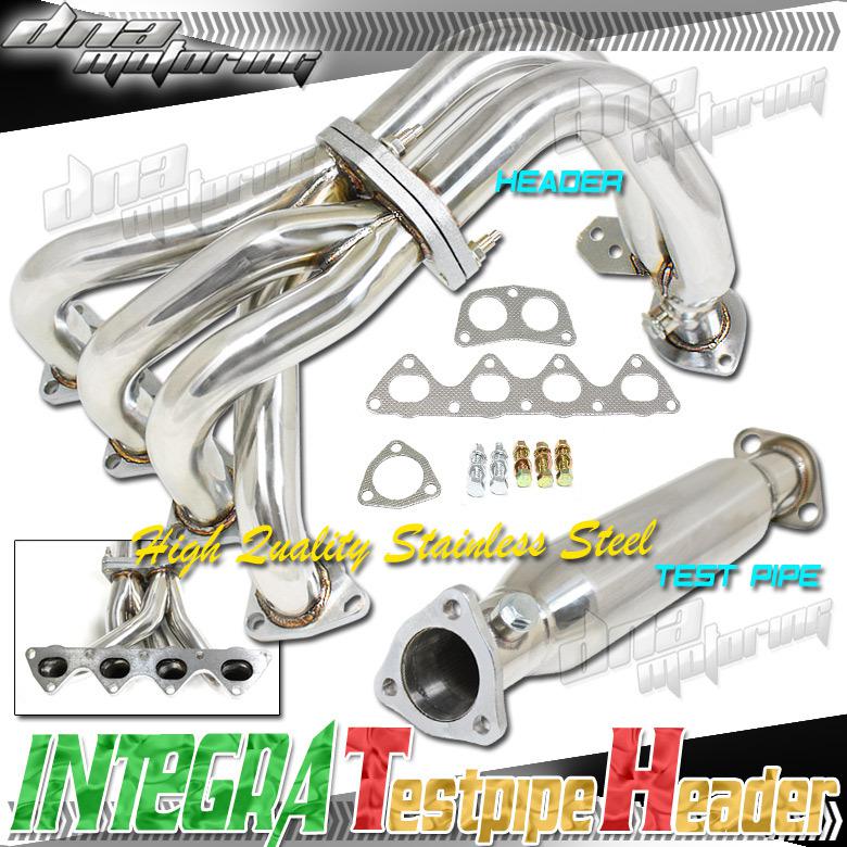 Integra 92-93 db rs/ls/gs stainless racing header+cat performance piping exhaust