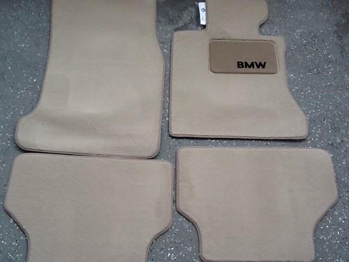 Bmw floor mats 5 series cream / biege
