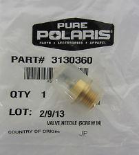Polaris pure oem nos atv carb float valve needle	3130360