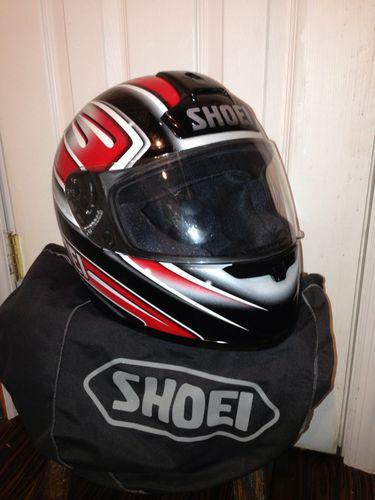 Shoei rf900 rf-900 gsxr suzuki red black white medium helmet excellent cover