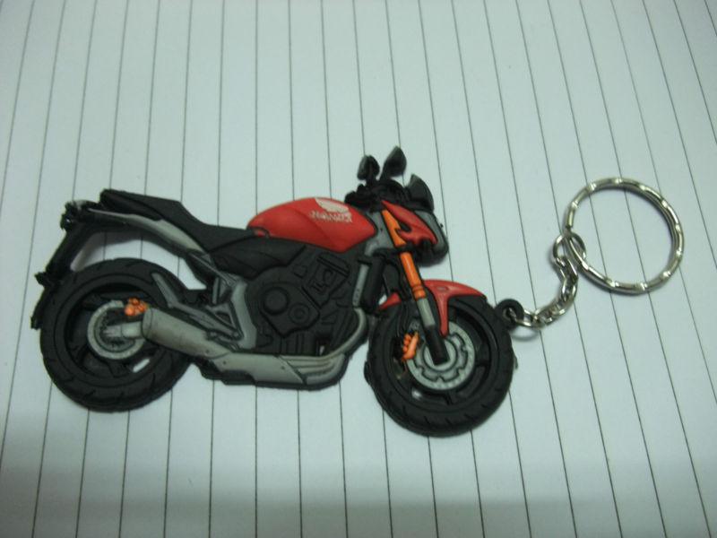 Mini honda bike rubber key chain ring  size100mm x 60mm