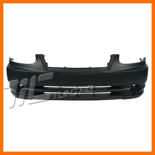 Unpainted primered black front bumper cover for 03-05 hyundai accent