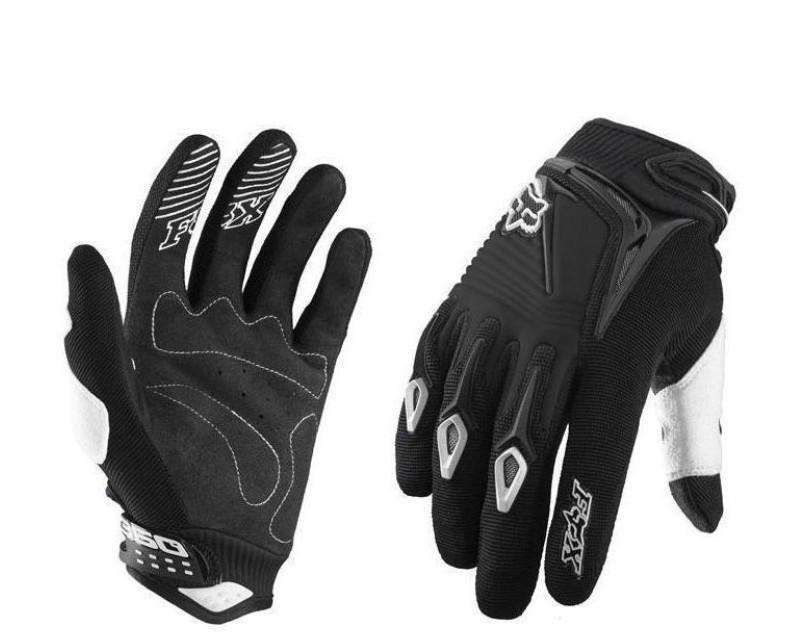 Motocross cycling bmx mountain bike riding full finger motorcycle gloves black m