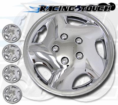 Metallic chrome 4pcs set #852 14" inches hubcaps hub cap wheel cover rim skin
