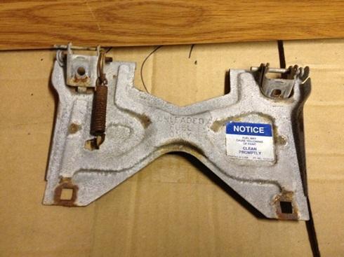 Chevy caprice classic rear license plate bracket 1991 1992 1993 1994 1995 1996