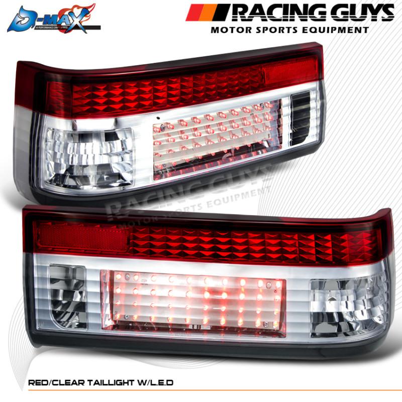 Toyota corolla d-max led clear/red tail lights 1985-1987 hatchback models only