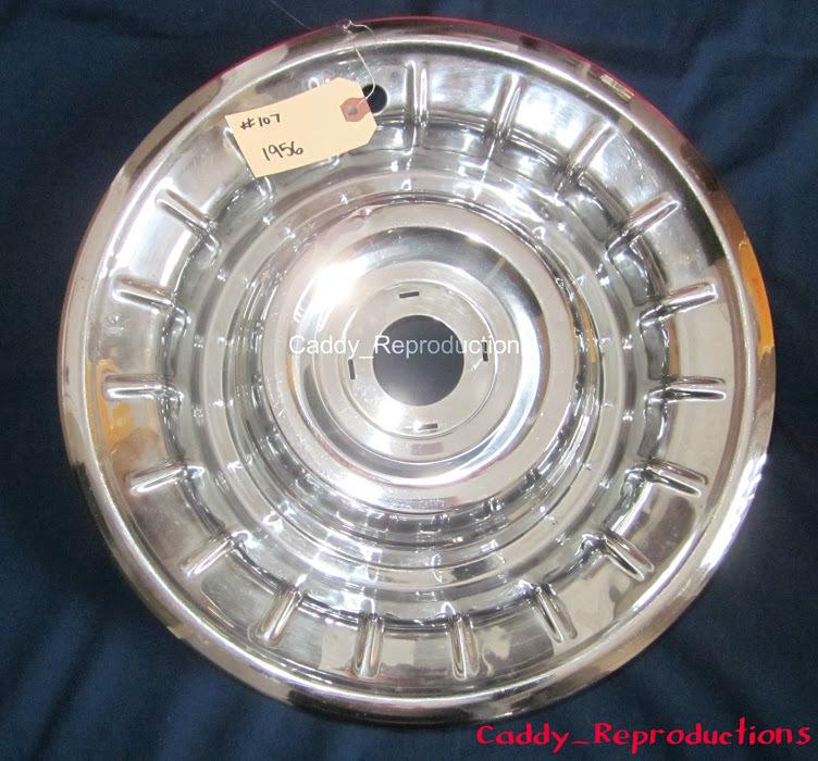1956  cadillac hubcap / wheelcover  - used - hubcap #107