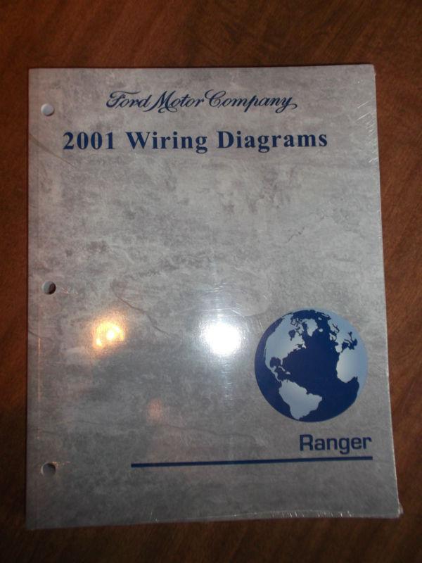 2001 ford ranger pickup truck electrical wiring diagrams service manual oem book