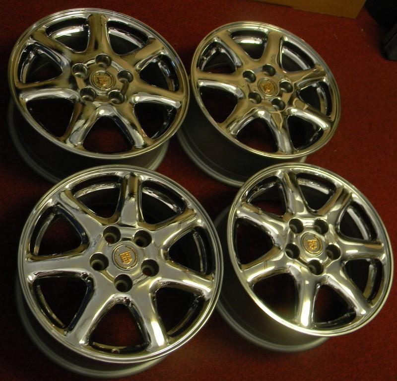 98 99 00 01 02 03 04 seville sts wheels set 16 inch alum  genuine oem 4539 32034