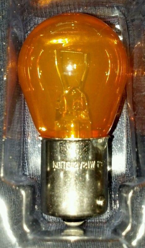 1 1156 amber light bulbs oem replacements car truck turn signal