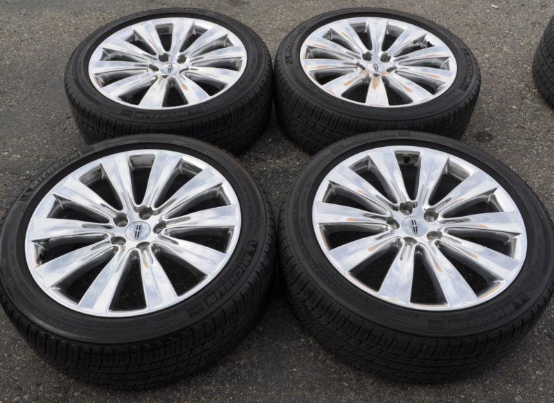 20" lincoln mks wheels rims tires - factory oem wheels -  2013 2014