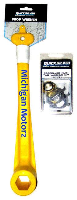 Prop wrench & propeller nut/tab washer kit - mercruiser, 91-859046q4, 11-52707q1