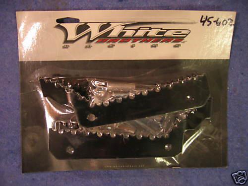 White brothers footpeg extensions for yamaha raptor 350